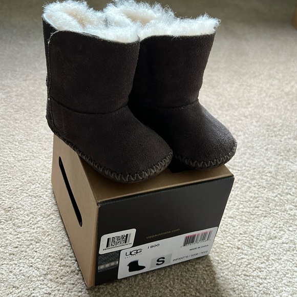 UGG gray boots baby infant size 2/3 booties boots - Picture 1 of 8